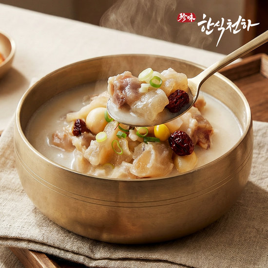 밥장금 고기 듬뿍 도가니탕 4팩 + 1팩 더