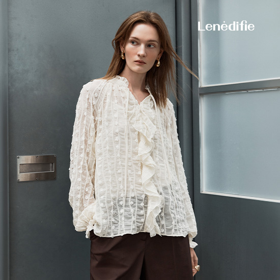 [미리주문10%] 26FW 자카드 도트 블라우스 + 이너탑 2종 3