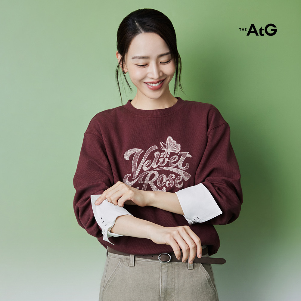 [미리주문10%] 26FW 이중직 아플리케 자수스웻2종 2