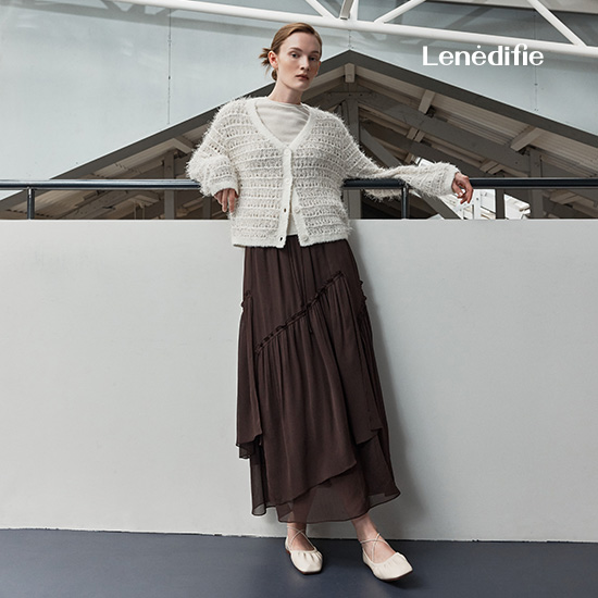 [미리주문10%] 26FW 언밸런스 쉬폰 스커트 1종 2