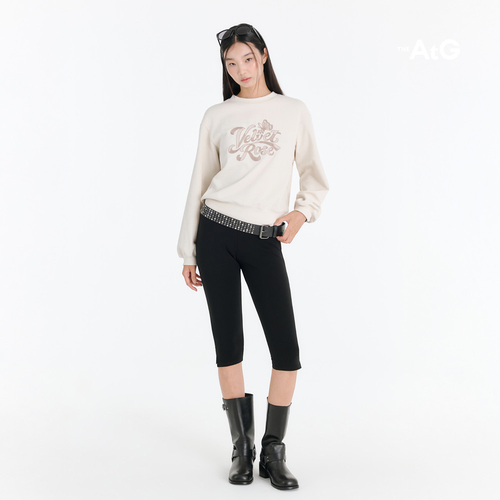 [미리주문10%] 26FW 이중직 아플리케 자수스웻2종 3