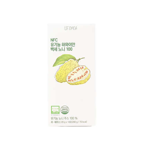 [LIFEMOA] [방송에서만 50프로 세일] NFC 유기농 하와이안 백세 노니 100 (총6박스/84포) 2