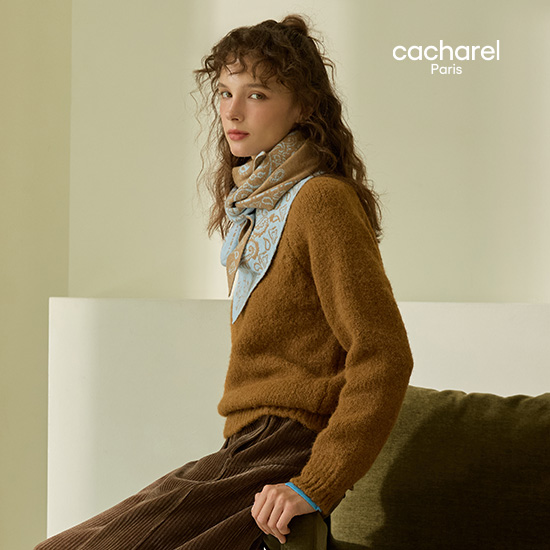 26F/W 울캐시 블렌드 자카드 머플러 1종