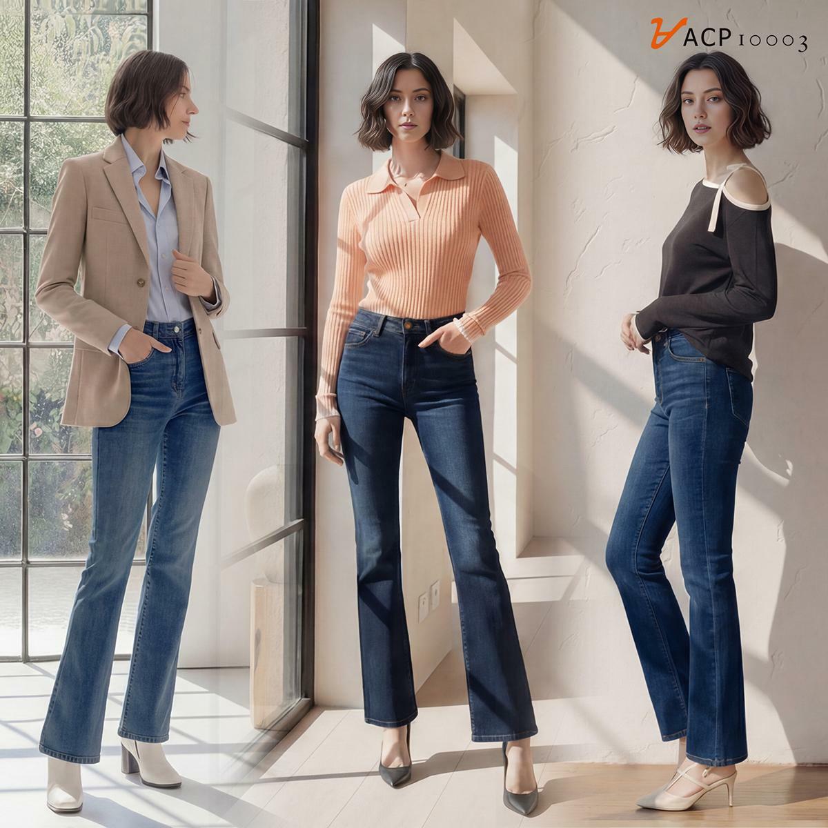 [삼성카드5%할인]ACP 여성 소프트 부츠컷  데님 팬츠 3종