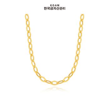 [한국금자산관리] KGAM 24K 순금 루체 마퀴즈체인 목걸이