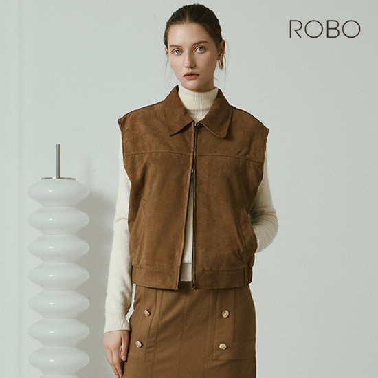 [온플] 25FW 스웨이드 집업 베스트 2