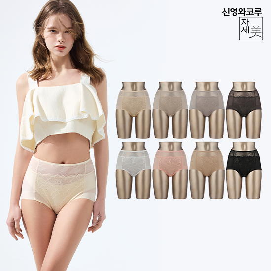 26신상 자세美 맥시 라이크라 보정 팬티 패키지