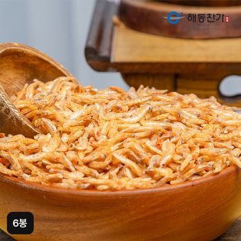 (방송중1봉더) 국내산 건보리새우 (100g x 5+1봉)