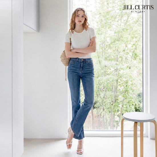 [삼성카드5%할인][OFF]여성 뒤태여신 부츠컷 데님팬츠 2종-5JILL2 2