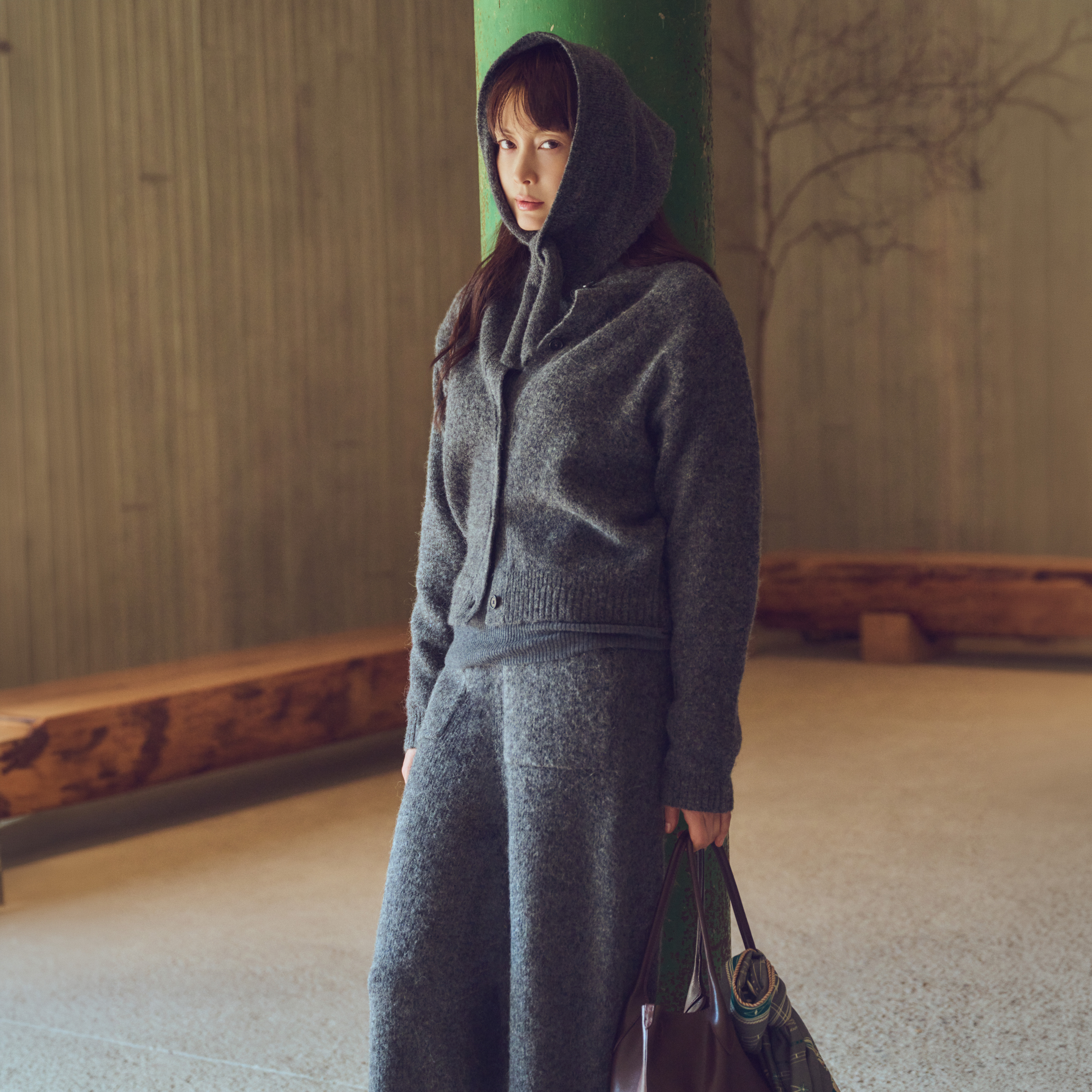 [미리주문 10%] 26FW 알파카 가디건+머플러 2종