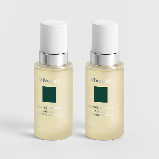 리바이브 테라피 헤어 스칼프 인핸싱 폼 두피 영양제 에센스 100ml 2 SET