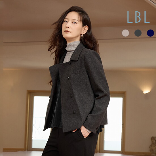 ○26FW 소모울 블렌디드 더블 하프자켓