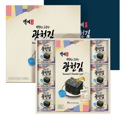 [제철 광천김으로 만든] 광천캔김 선물세트