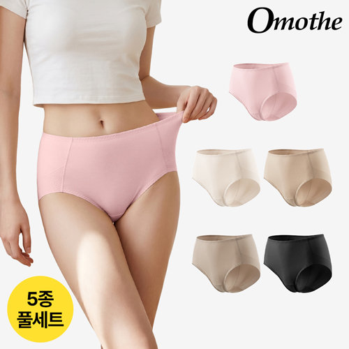 [오모떼] 스킨&누디 맥스커버 데일리 맥시팬티 5종