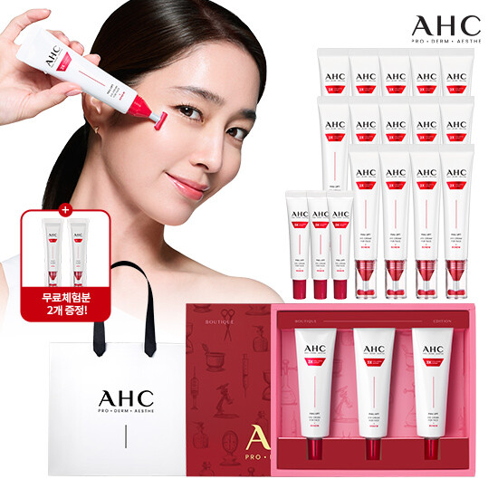 [기간한정에디션] 2026 최신상 AHC 풀 리프트 아이크림 포 페이스 추석에디션 매니아구성ⓙ
