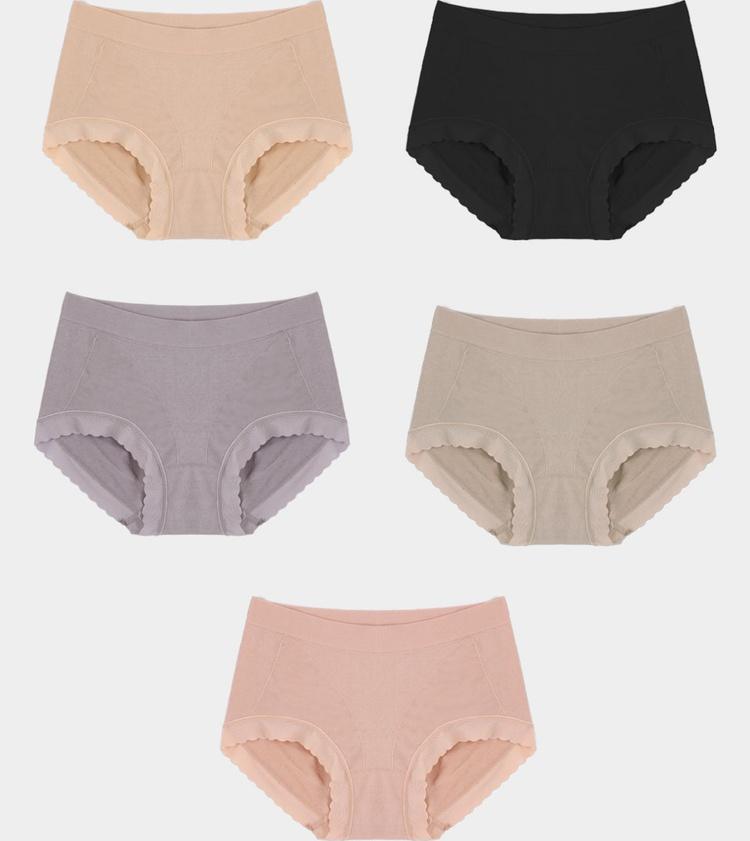 갓바디 모달 심리스 로즈 힙 팬티 (5PACK) 2