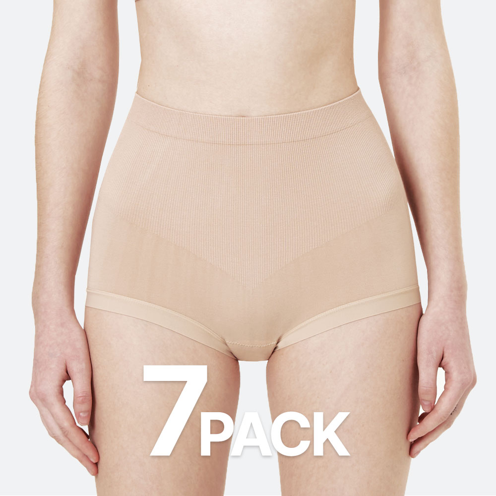 갓바디 모달 심리스 서포트 팬티 (7PACK)