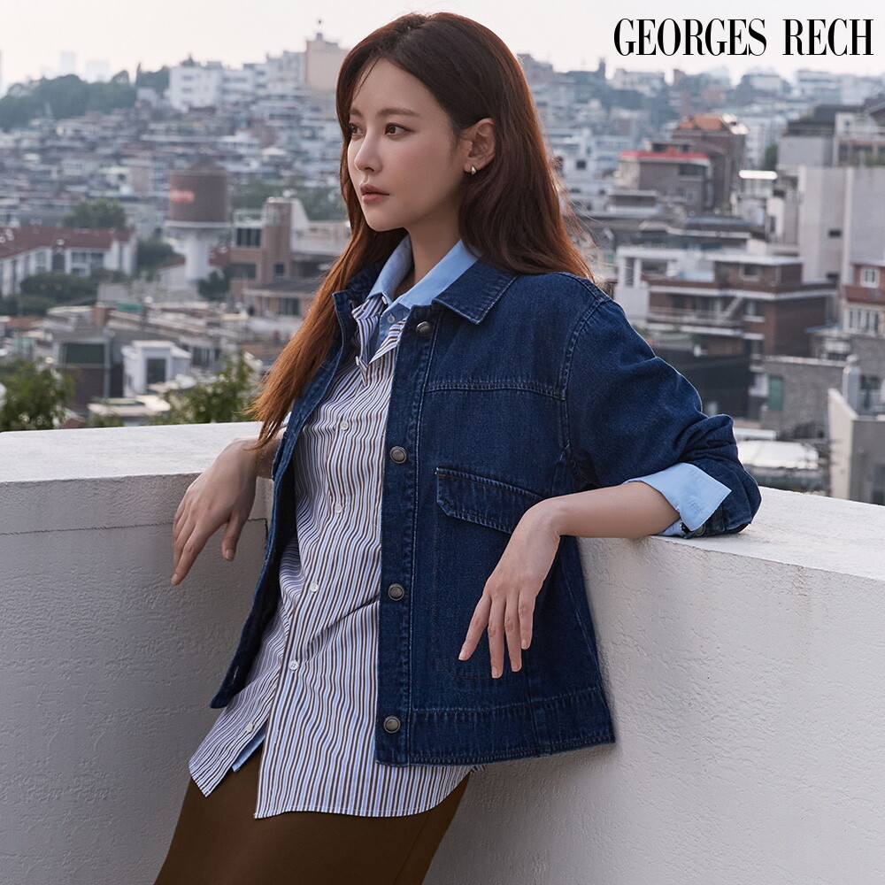 26FW 코튼 데님 자켓 2종 (베이지+선택1) 2