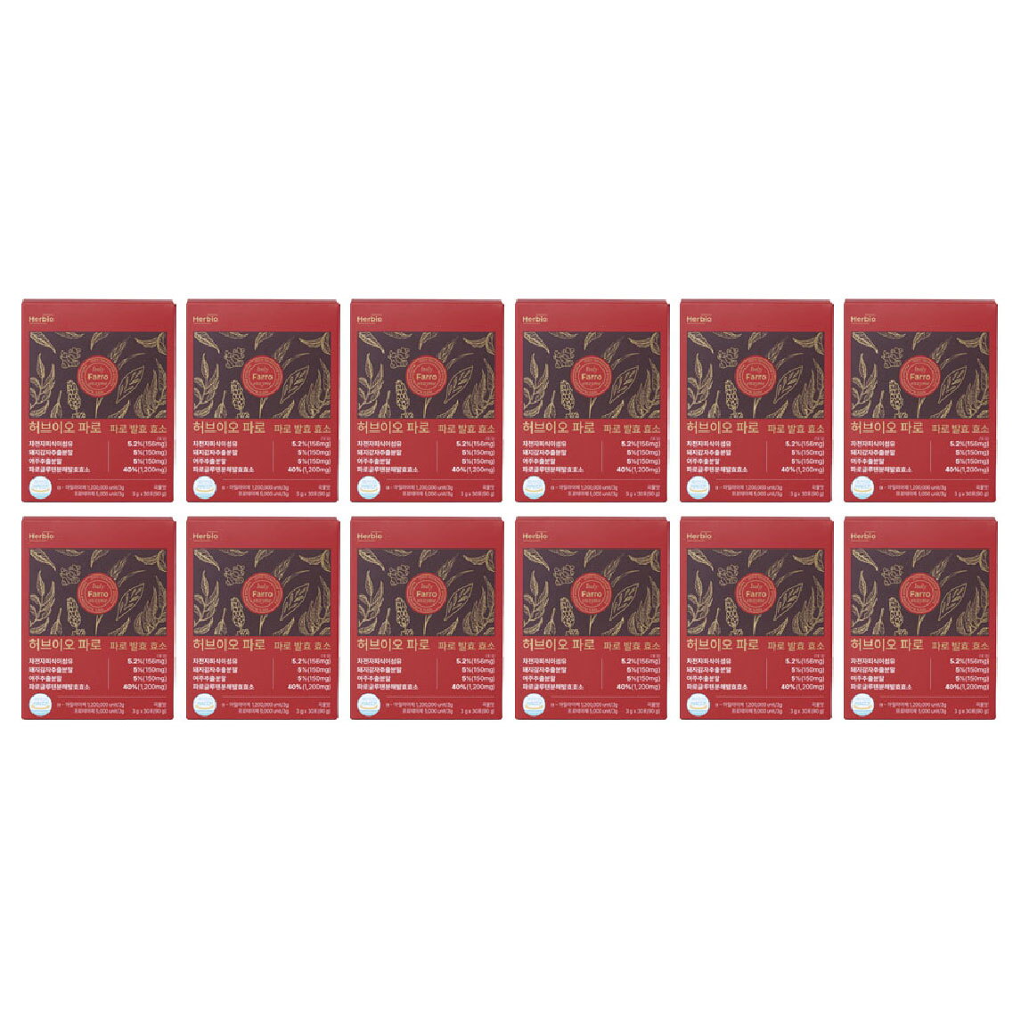□허브이오 파로 효소 12박스(박스 당 3g x30포)(2)
