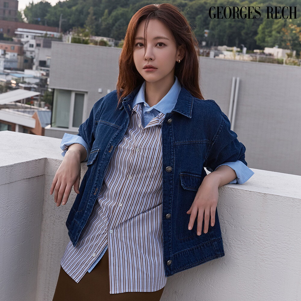 26FW 코튼 데님 자켓 2종 (베이지+선택1)