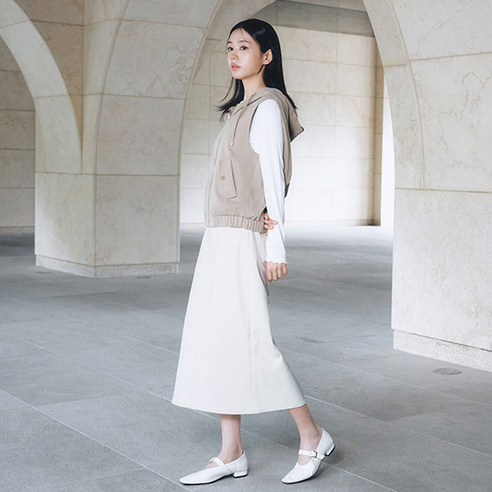 26FW FAUX스웨이드 피치 스커트 3