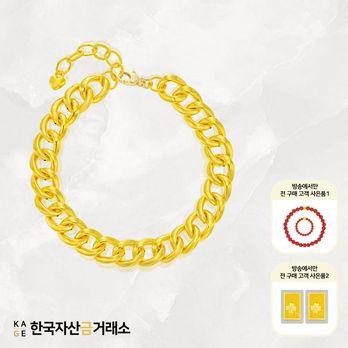(방송에서만)[한국자산금거래소]KAGE 24K 순금  볼륨 커브 팔찌+추가