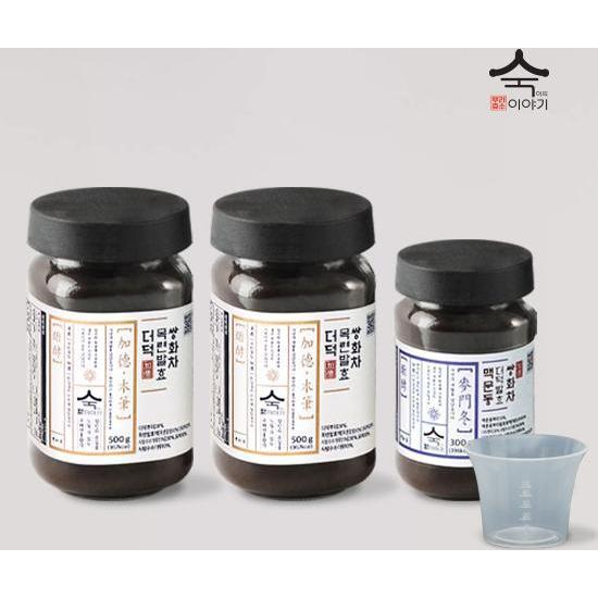 더덕 목련 쌍화차 2병(500g)+맥문동 더덕 쌍화차 1병(300g)