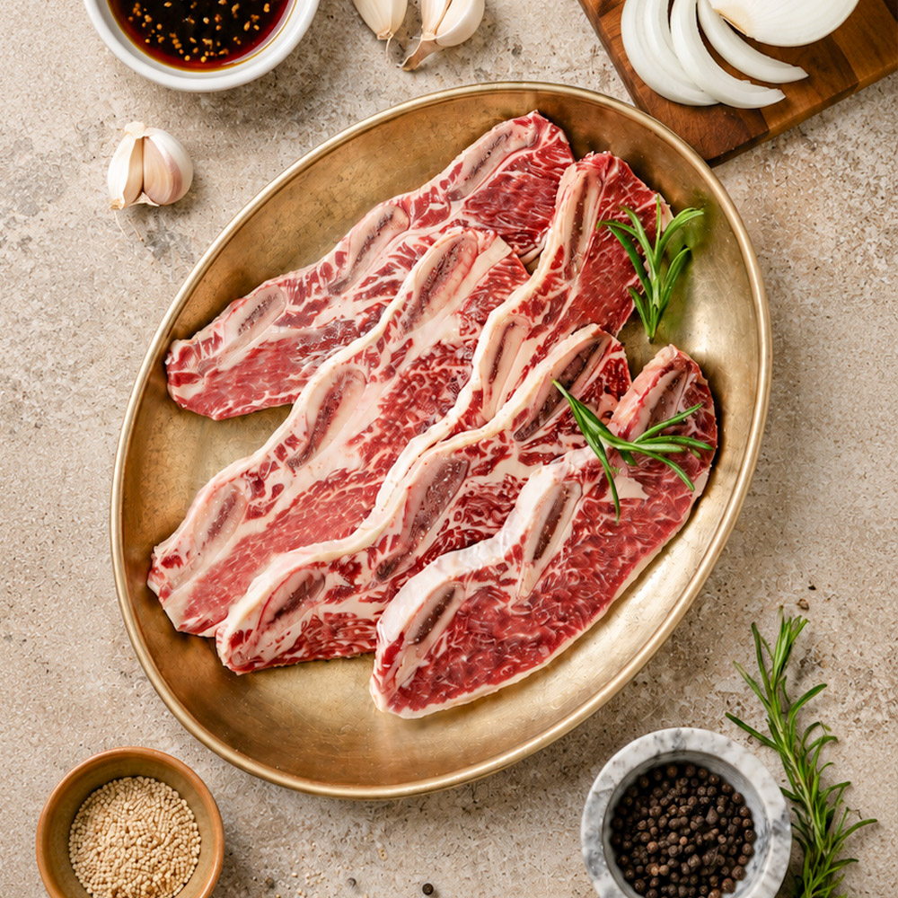 블랙앵거스 LA 꽃갈비 1kg * 3팩 총 3kg 2