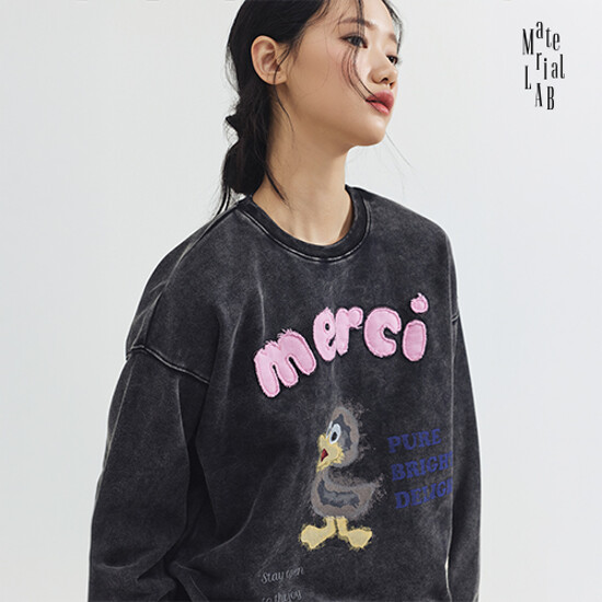 머티리얼랩 26FW 세렌느 스웻 후드집업