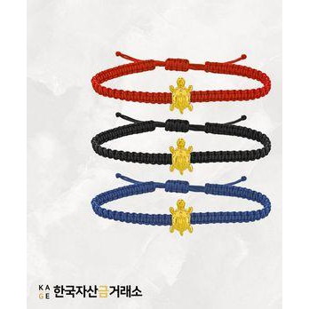 [한국자산금거래소]KAGE 24K 순금 거북이 매듭팔찌