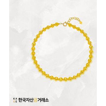 [한국자산금거래소]KAGE 24K 순금 샤인 볼 팔찌