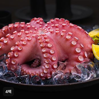 기운찬 자연산 손질문어 150gX4팩