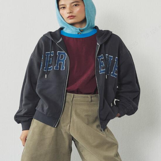 머티리얼랩 26FW 세렌느 스웻 후드집업