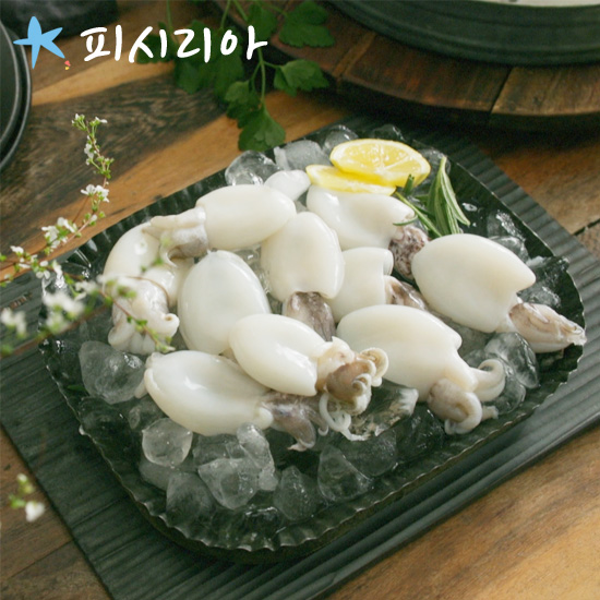 [정상가39,900원][피시리아]자연산 손질 갑오징어 200g * 6팩(54~72미)/총 1.2kg