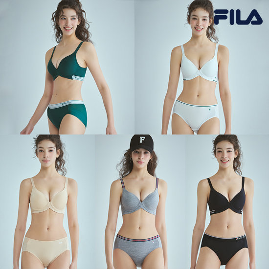 FILA [26년신상] 휠라 시그니처 에디션 브라팬티 5세트+5종 2