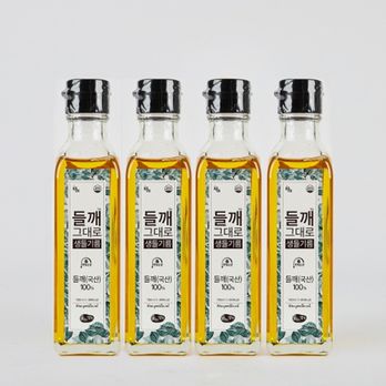 맛뜨락 생들기름 180ml * 4병
