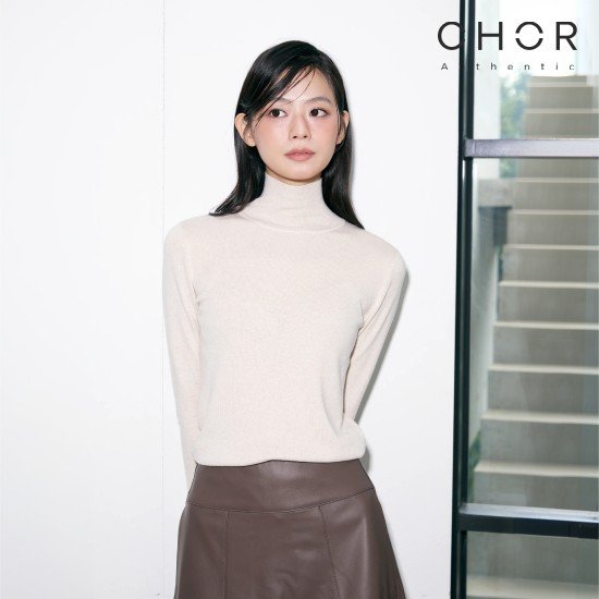 코어 어센틱 26FW 울 하이넥 탑 3종