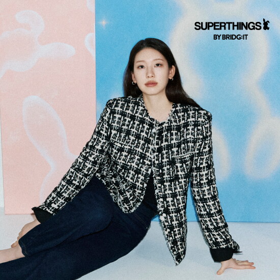● [바이브리짓X슈퍼띵스] 26FW 펄 트위드 자켓 2