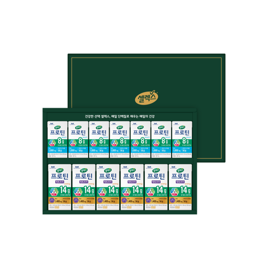 [왕톡단독] 셀렉스 프로틴 락토프리 플러스_304gX9캔 + 음료종합세트 2박스 2