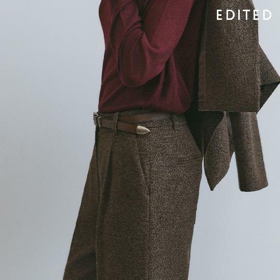 [삼성카드5%할인][미리주문10%할인] 에디티드 홈스펀 울  팬츠 (26FW) 3