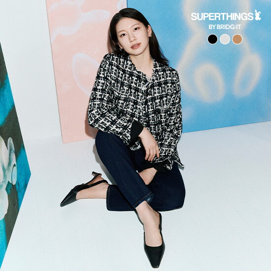 ○ [바이브리짓X슈퍼띵스] 26FW 펄 트위드 자켓