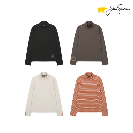○ 잭니클라우스 26FW 여성 모크넥 티셔츠 4종