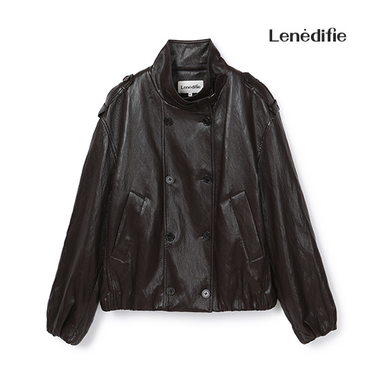 [미리주문10%] 26FW FAUX 레더 블루종 자켓 4
