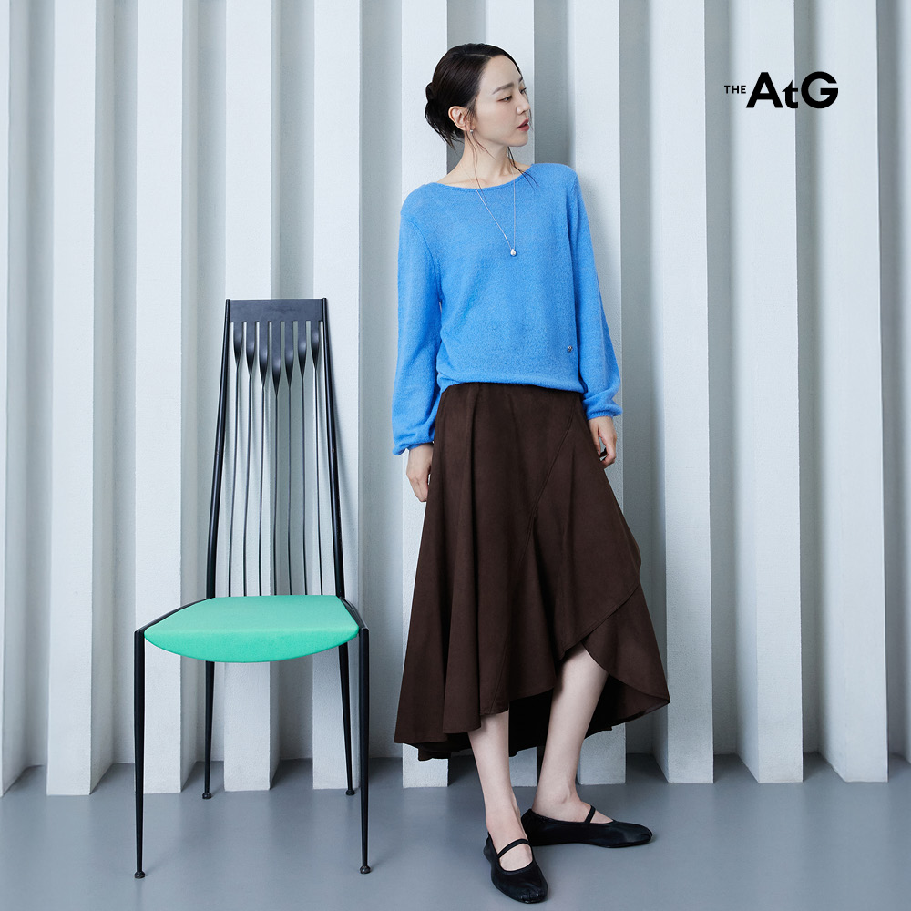 [미리주문10%] 26FW FAUX 스웨이드 스커트