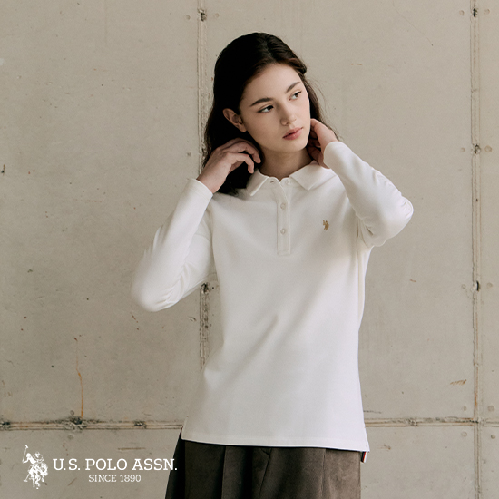 [쿠폰혜택][U.S POLO ASSN.] 25FW 기모 카라티 3종 여성 4