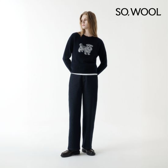 쏘울 26FW 울 저지 데님 팬츠