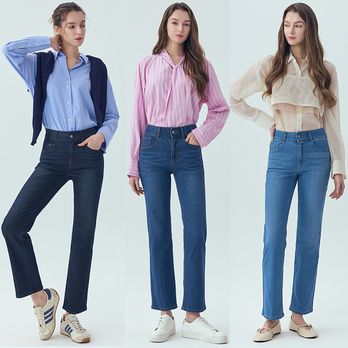 뱅뱅 26FW 여성 라이크라 데님팬츠 3종