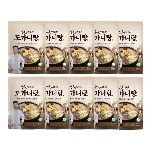 [셰프 송훈] 송훈 셰프의 도가니탕800g x 10팩(8kg) 2