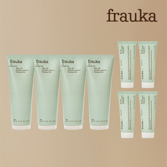 [조윤주힐링패키지] 프라우카 허브겔 대용량 250ml*4 + 75ml *4