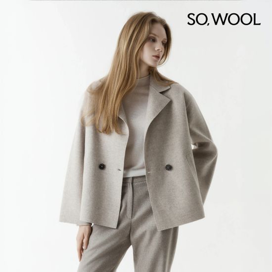 쏘울 26FW 울 저지 더블 재킷